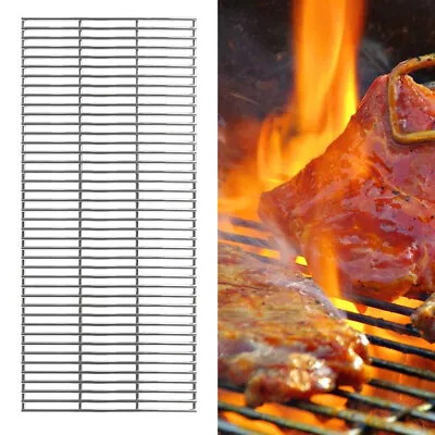 BBQ Grill Grate Heavy Duty Stainless Steel Outdoor Cooking Grid Mesh Net Replace • £24.99