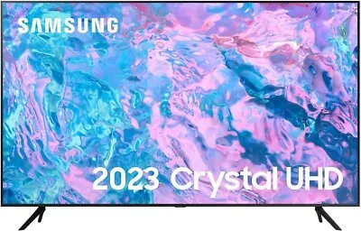 BRAND NEW 75 Inch Samsung 4K TV.  75  LED CU7100 UHD HDR Smart TV. In Sealed Box • £410