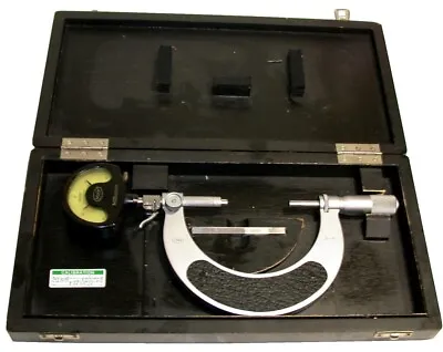 MAHR .00005  Millimess Indicating Micrometer 2  To 4  W/Case Calibrated • $298