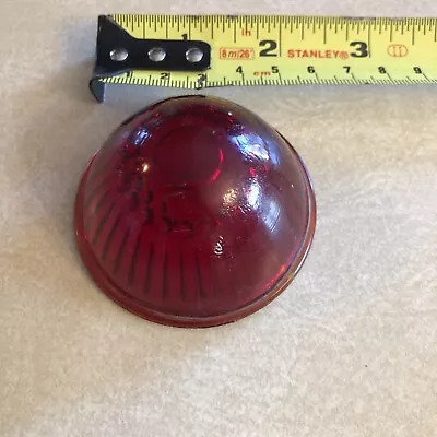 Vintage S & M Lamp Co Red Glass Lens No.. 2703 • $22