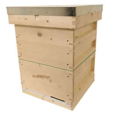 National Value Wooden Hive With 2 Supers - Simon The Beekeeper • £124.95