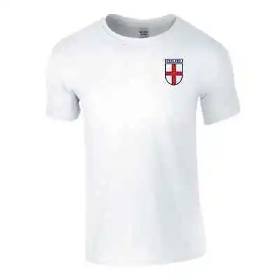 £5 • Buy Team England Crest T Shirt Mens Gents International Licensed Short Sleeve