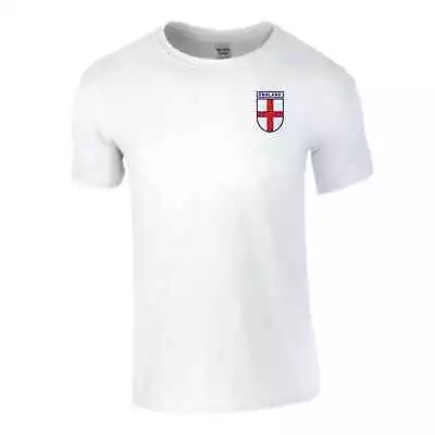 £5 • Buy Team England Crest T Shirt Mens Gents International Licensed Short Sleeve