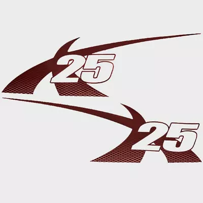 MasterCraft Boat X25 Decals 7501534 | 2011 Pro Tour Red (Set Of 2) • $503.21