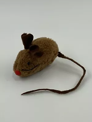 Vintage Kamar Brown Mouse Plush With Long String Tail Made In Taiwan • $11.20