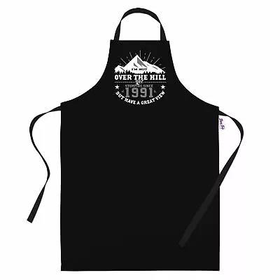 30th Birthday Presents For Women Ladies Gifts Her Funny Apron Over The Hill 1991 • £11.97