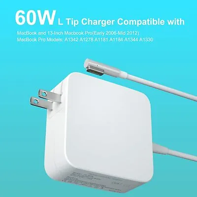 60W 16.5V 3.65A Power Charger For Apple MAC MacBook Pro 13  A1181 A1184 A1278 • $14.95