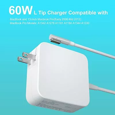 60W Power Adapter AC Charger For Macbook Pro 13 Inch A1344 A1278 A1181 A1184 • $14.95