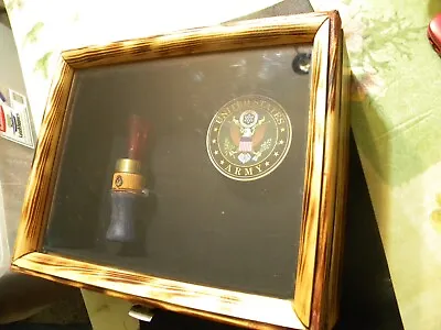 Military Shadow Box  Medal Coin Ribbon  Display Case • $35