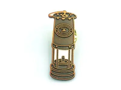 Coal Miners Davy Lamp Safety Lamp Mining Tribute Metal Pin Badge Brooch • £4.89