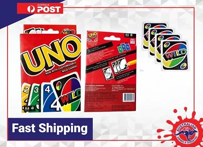 UNO PLAYING CARDS Kids Adults Family Card Games 2 Decks 112 Cards WILD • $8.85