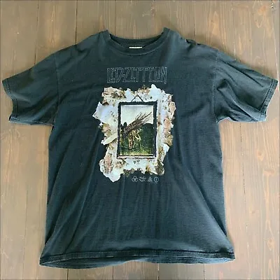 1999 Led Zeppelin 2 Sided Vintage 90s Graphic 100% Cotton Shirt S-5XL 103270 • $9.91