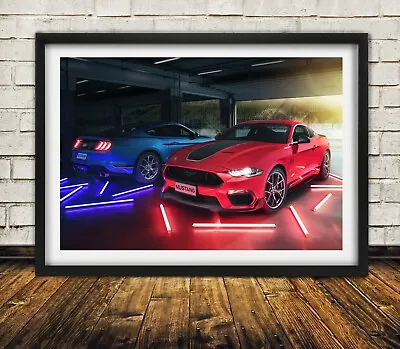$24.95 • Buy Styled Ford Mustang Mach 1 - High Quality Premium Poster Print