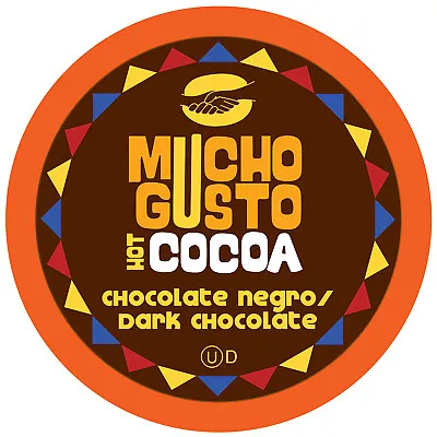 Mucho Gusto Hot Cocoa Dark Chocolate Pods K Cups 40 Count • $23