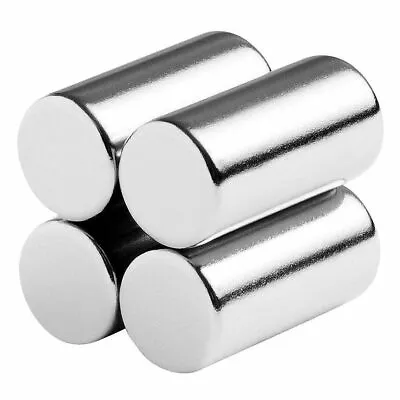 Lot 1/2  X 1  Inch Long Strong Neodymium Rare Earth Cylinder Magnets N52 Disc • $69.99