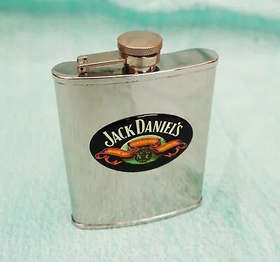 Unique Jack Daniels 6oz Hip Flask - Home Made? • $45