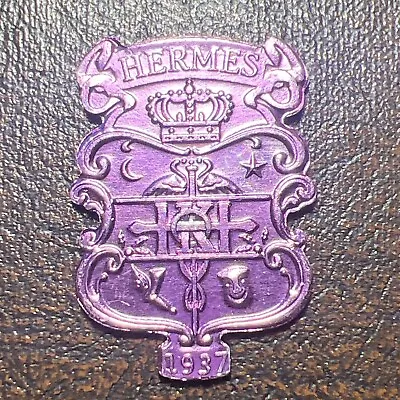 Mardi Gras Doubloon Token - Hermes In Pink Color - Dated 2020 • $2.19