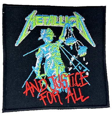 Metallica And Justice For All Rock Music Applique Embroidered Iron On Patch • $5.74