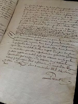 1603 BAROQUE ERA CONTRACT DOCUMENT -  8 Pages • $6.50