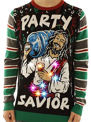 Ugly Christmas Party Light Up Knitted Ugly Christmas Sweater For Men And Women • $69.99