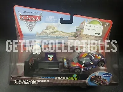 Disney Pixar Cars Max Schnell Pit Stop Launcher Pc Save 6% Gmc • $10.95
