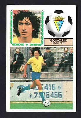 Jorge Magico Gonzalez - Cadiz Cf 1983-84 Card Este Panini Liga 83/84 Recovered • $80