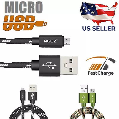 Micro USB Cable FAST Charger Cord For Samsung Galaxy J7 J3 S7 A6Note 5 S7 Edge • $6.78