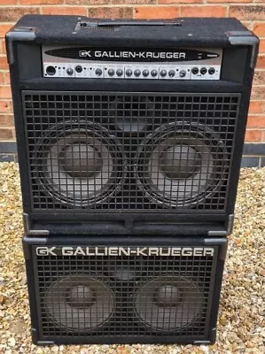 Gallien-Krueger 700RB Bass Guitar Amplifier Combo With Extension Cabinet • £500