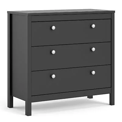 Modern Chest Of Drawers - 3 Drawers - Bedroom Storage Unit - Scratch Resistant • £171