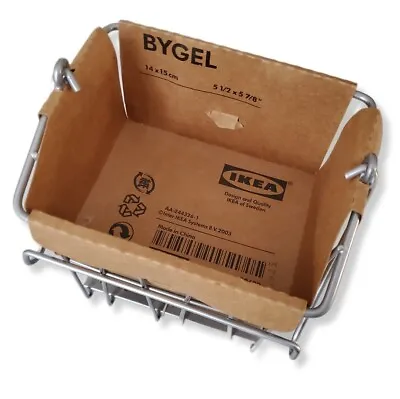 IKEA BYGEL Wire Basket Insert 5.5 X 5 7/8 System 100.726.47 Kitchen Organizer • £25.91