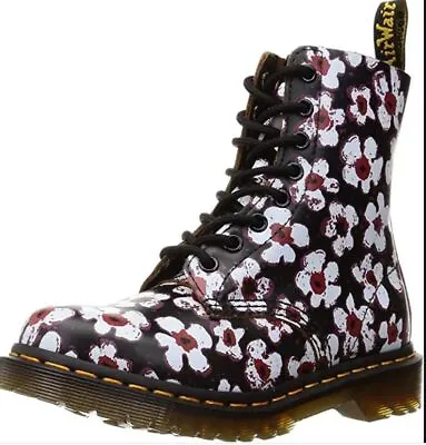 $144.99 • Buy Doc Dr Martens Boots 1460 Pascal Floral Poppy Doc Pansy Fayre Size 37 US 6 NEW