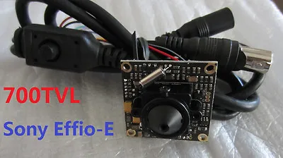 HD 700TVL D-WDR Color CCTV Board Camera 1/3  SONY CCD OSD 3.7mm Pinhole Lens • $25.95