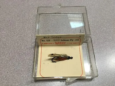Vintage Marlodge Salmon Fly By Weber 1930's Old And Intact In Orig Box Mint • $25