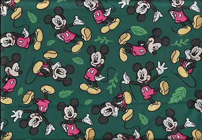 45  100% Cotton Novelty Fabric  Fall Mickey   By Springs Creative • $7.99