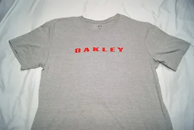 Oakley T Shirt Mens 2XL XXL Hydrolix Regular Fit Heather Gray • $15.74