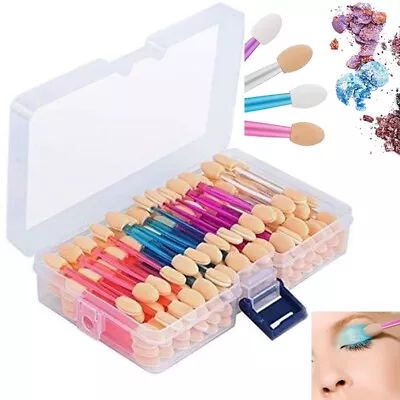 $10.83 • Buy Dual Sides Eye Shadow Sponge Applicators, Eyeshadow Brushes Makeup Applicator