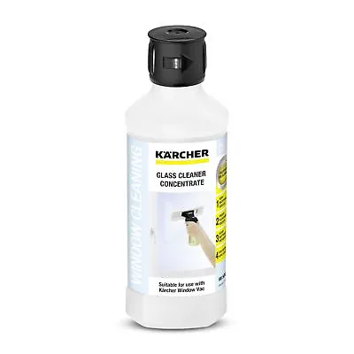 KARCHER 500ml Glass Cleaning Concentrate For Window Vac Karcher Cleaner • £8.59