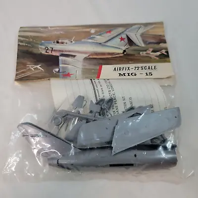 Airfix MIG-15 1/72 Scale Plastic Model Kit 97 SEALED Bag Vintage • $32