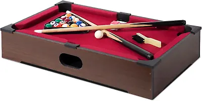 20-Inch Mini Pool Table & Billiard Set Miniature Tabletop Portable Billiards Ga • $51.99