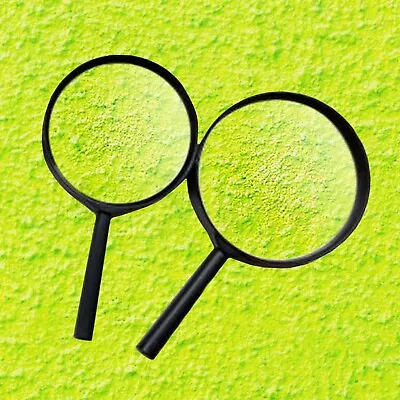£1.99 • Buy Magnifying Glass 75mm 50mm Large Magnifier Reading Glass Lens Handheld Magnifier