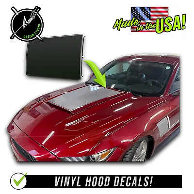 Hood Scoop Racing Stripe Decal - Fits - Ford Mustang 2015 - 2019 Roush GT Shelby • $59.99