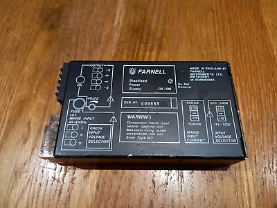 Farnell Stabilised Power Supply G6-5M 5V @ 6A - Tested • £18