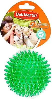 £4.95 • Buy Bob Martin Rubber  Hedgehog  Ball Medium Dog Toy Interactive Play Pet Fun