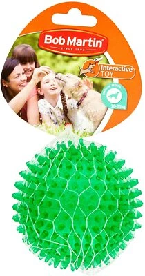 £4.95 • Buy Bob Martin Rubber  Hedgehog  Ball Medium Dog Toy Interactive Play Pet Fun