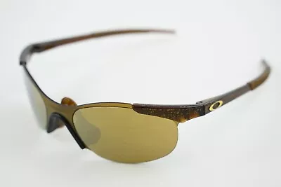 Vintage Oakley Zero 0.4 Squared Glitter Gulch / Gold Iridium Vintage Sunglasses • $159.99