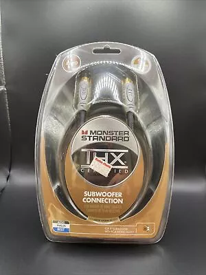 Monster Standard THX Certified Subwoofer Cable 16Ft- Blk • $19.99