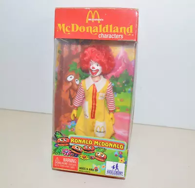 Vintage MCDONALDLAND RONALD MCDONALD Doll Action Figure MIB Huckleberry 2008 • $29.10