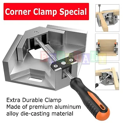 Aluminium Single Handle 90 Degree Right Angle Clamp Photo Frame Corner Clip USA • $12.95