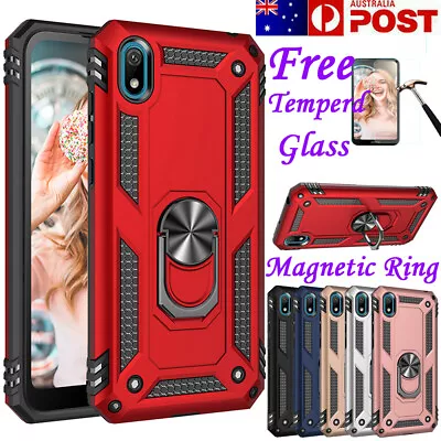 For Huawei Y5 2019 Nova 5T Honor 8S Heavy Duty Shockproof Ring Case Hybrid Cover • $9.93