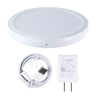 Belkin Boost Up 10-Watt Wireless Charging Pad For Apple Samsung & More - White • $8.90